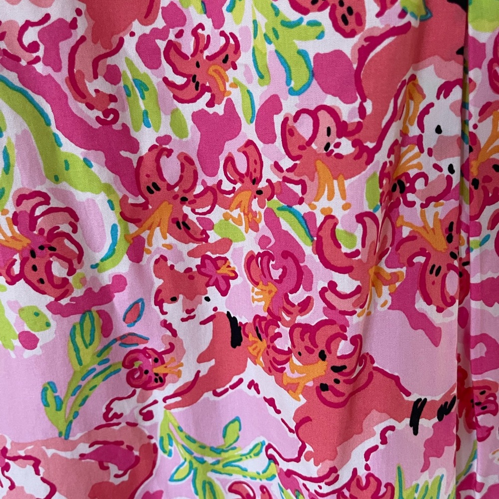 Derby dress - Lilly Pulitzer “Call Me Kitty" Ferra strapless dress - Picture 3 of 7